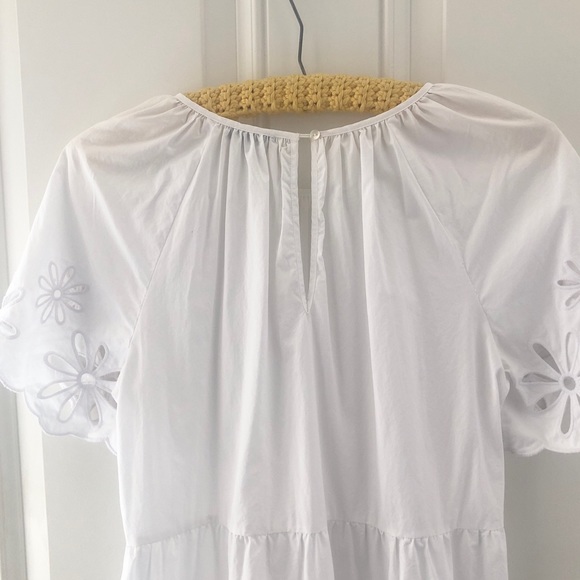 Rails Arielle White Eyelet Dress Small - Picture 10 of 13